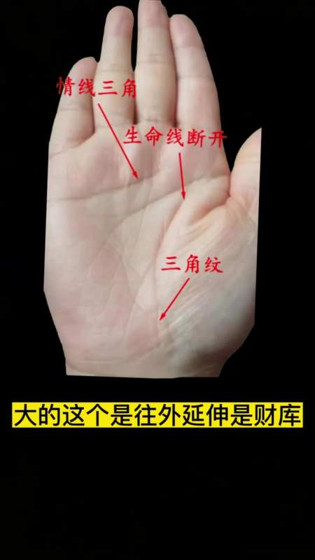 手相生命线出现2个三角好吗?纯属娱乐 拒绝迷信-度小视