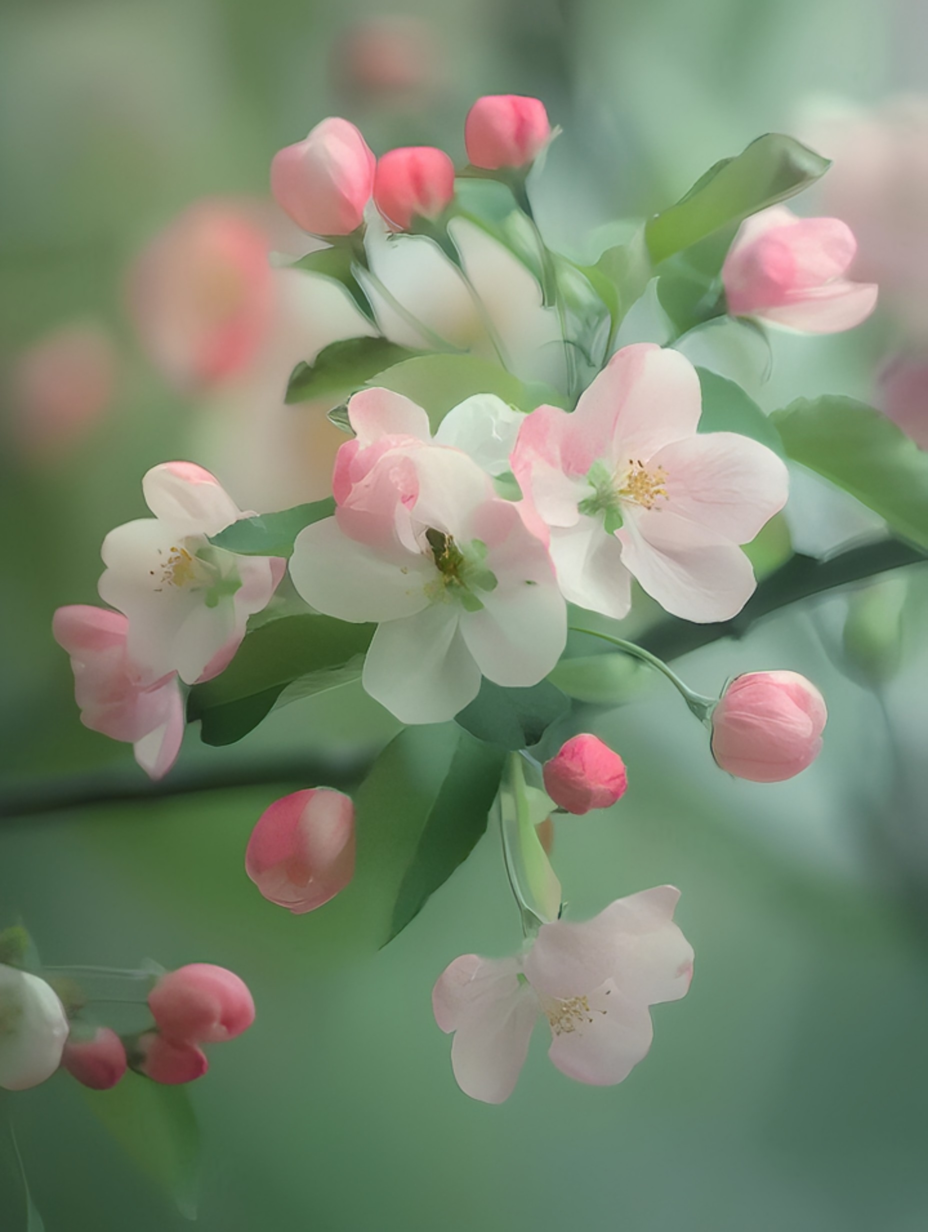 《绮丽仙子 海棠花的赞歌》