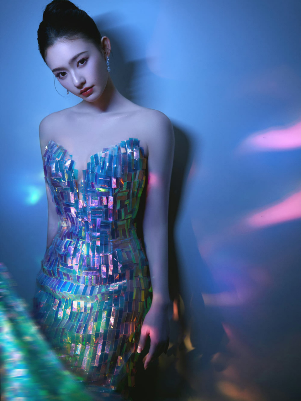 林允美人鱼造型# 林允,刚上岸的美人鱼