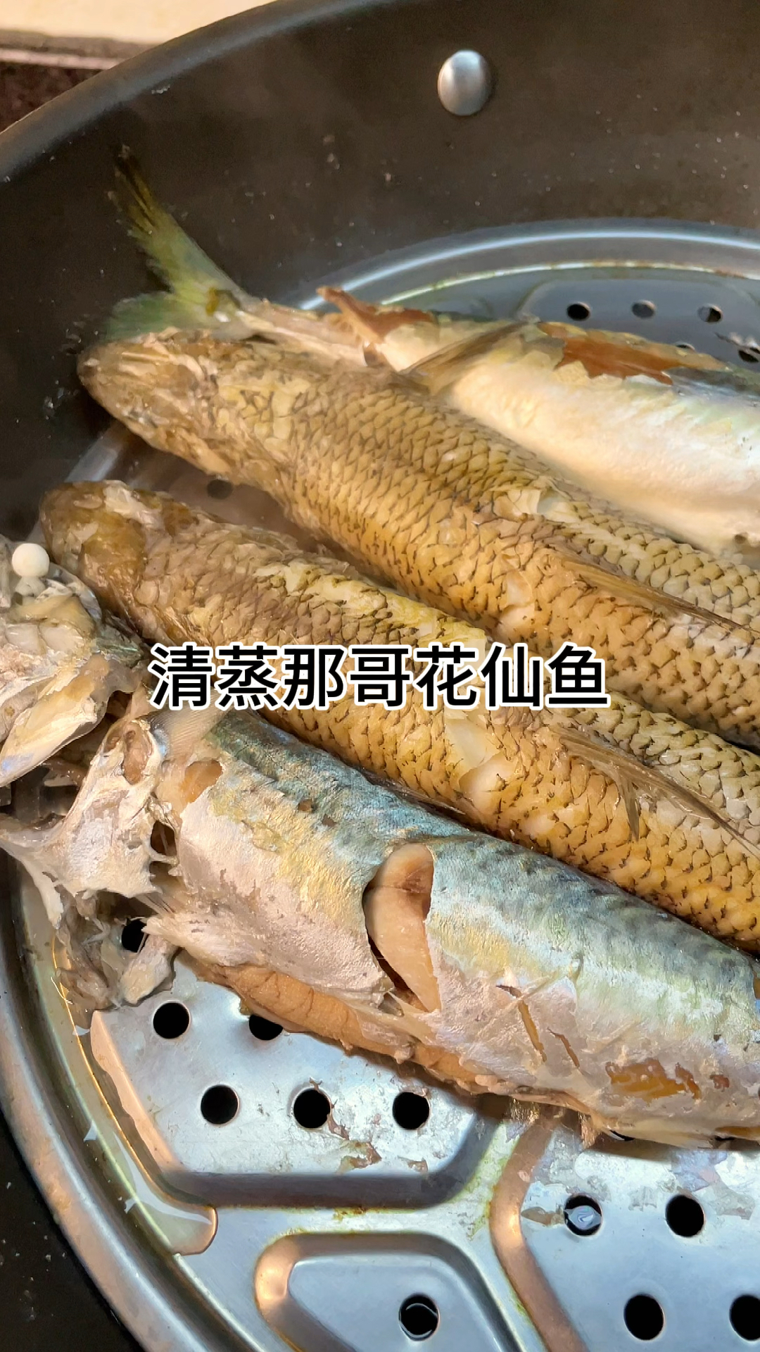 [当你有个爱做饭的老婆]清蒸那哥花仙鱼,肉质鲜美可口又下饭,家常做法