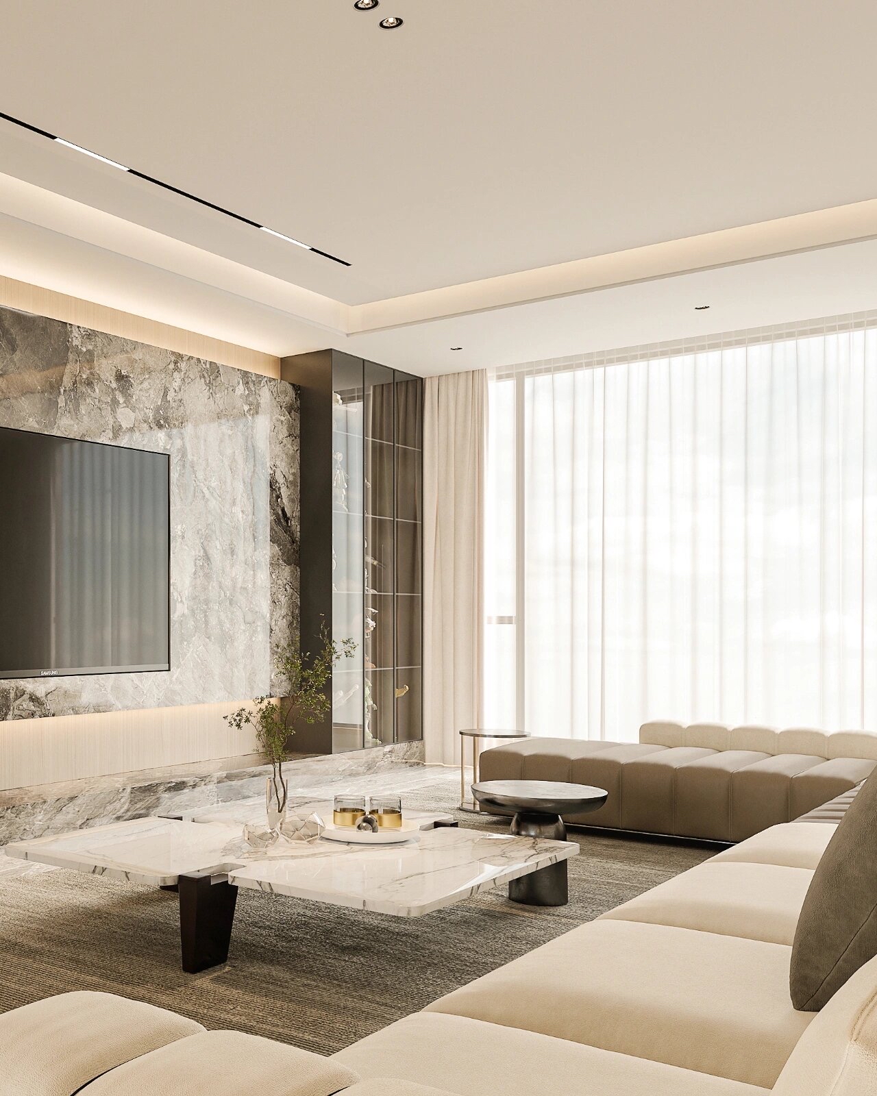 质感满满是很多人所追求的如何把家能打造成自己想要的轻奢风格呢客厅