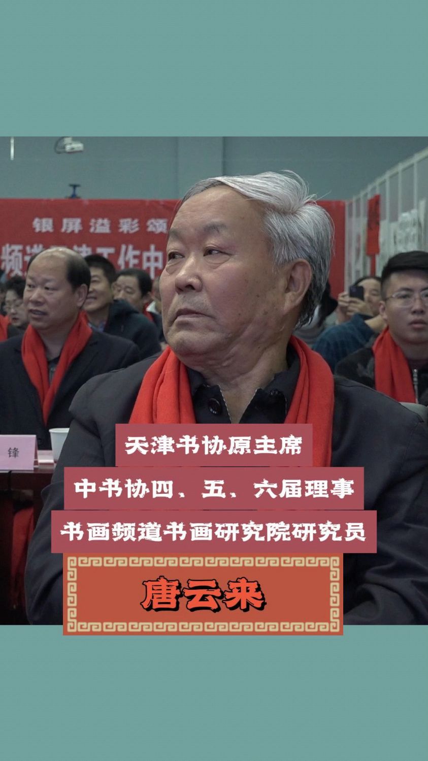 唐云来,师从王学仲,原中书协副zx,天津书协zx颜体宗师