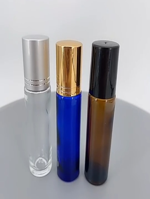 10ml15ml20ml蓝色滚珠瓶茶色走珠瓶透明拉管瓶生产定做加工厂家