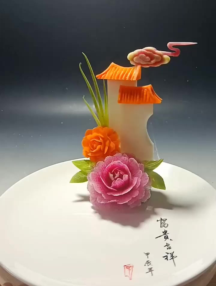 简述雕刻百合花过程图片