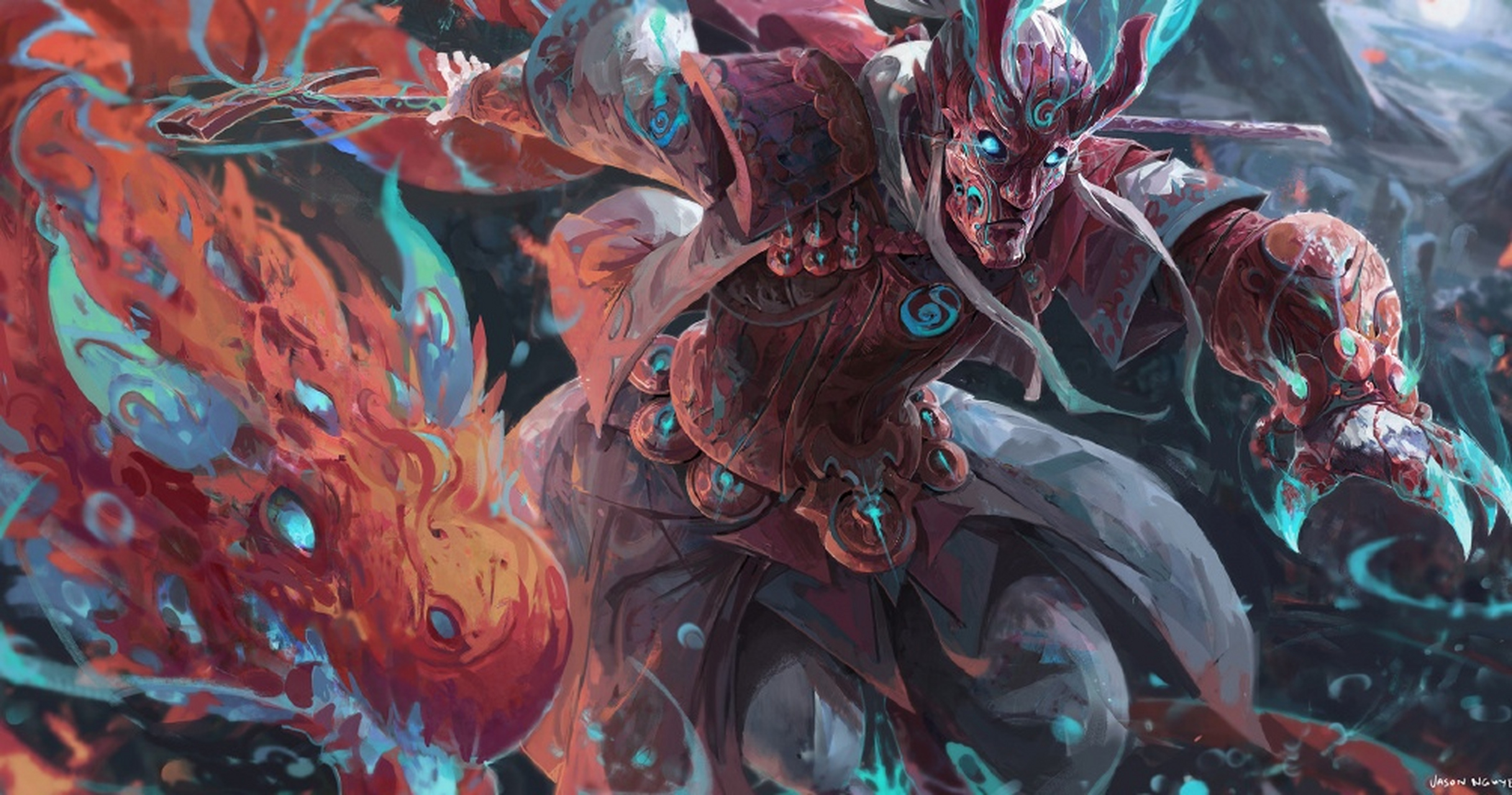 画师jason nguyen 奇幻人物设计欣赏,结合神话元素创造出外形独特的