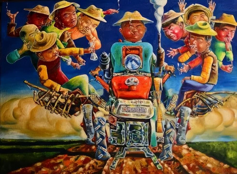 在上学的时候,雷才兵看到熊庆华的画作便大为吃惊,经常找来他的画作