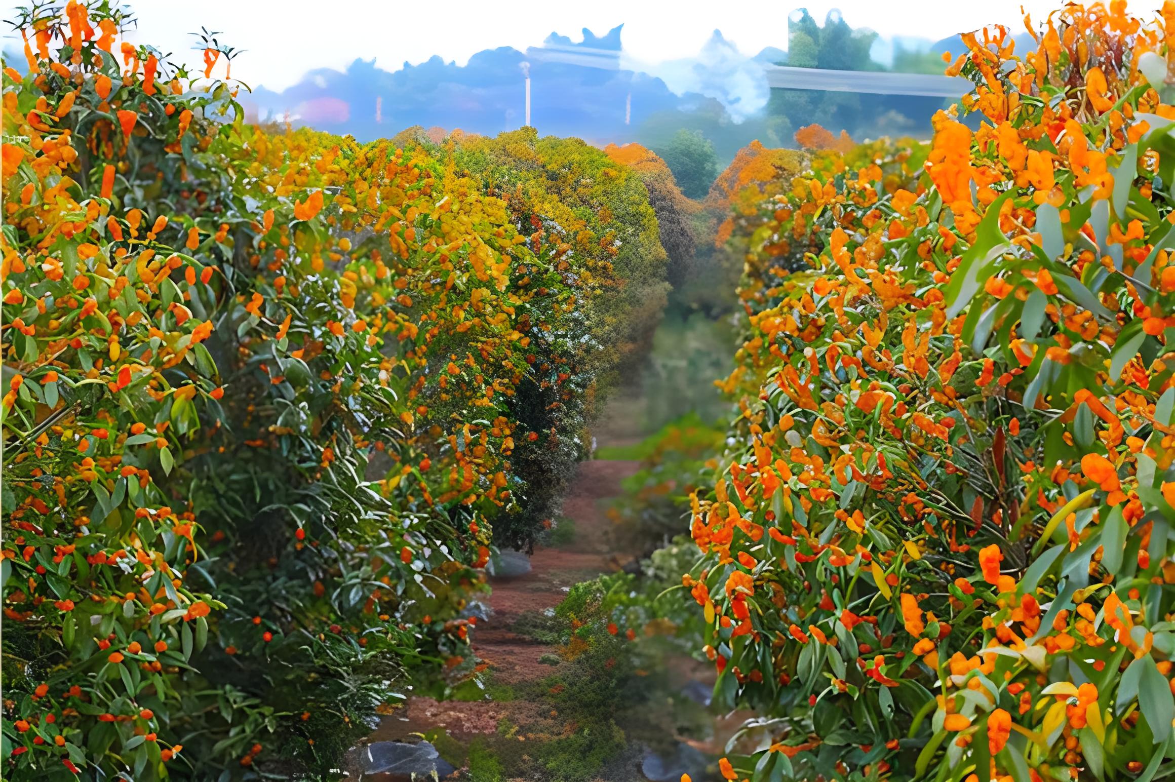 今天,我来到了重庆铜梁的桂花博览园,仿佛置身于一个天然的大氧吧