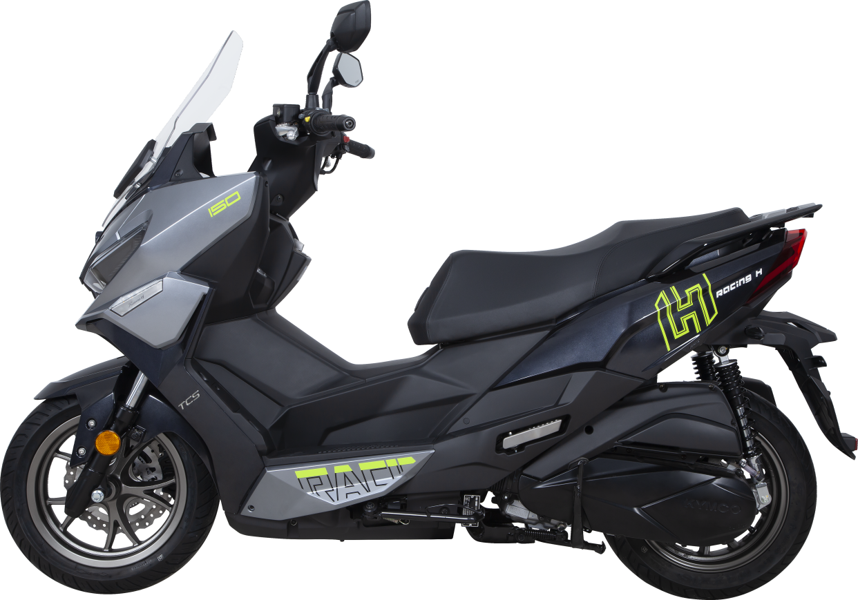 新车上市踏板摩托,光阳racingh 150,运动气根本息盖不住!