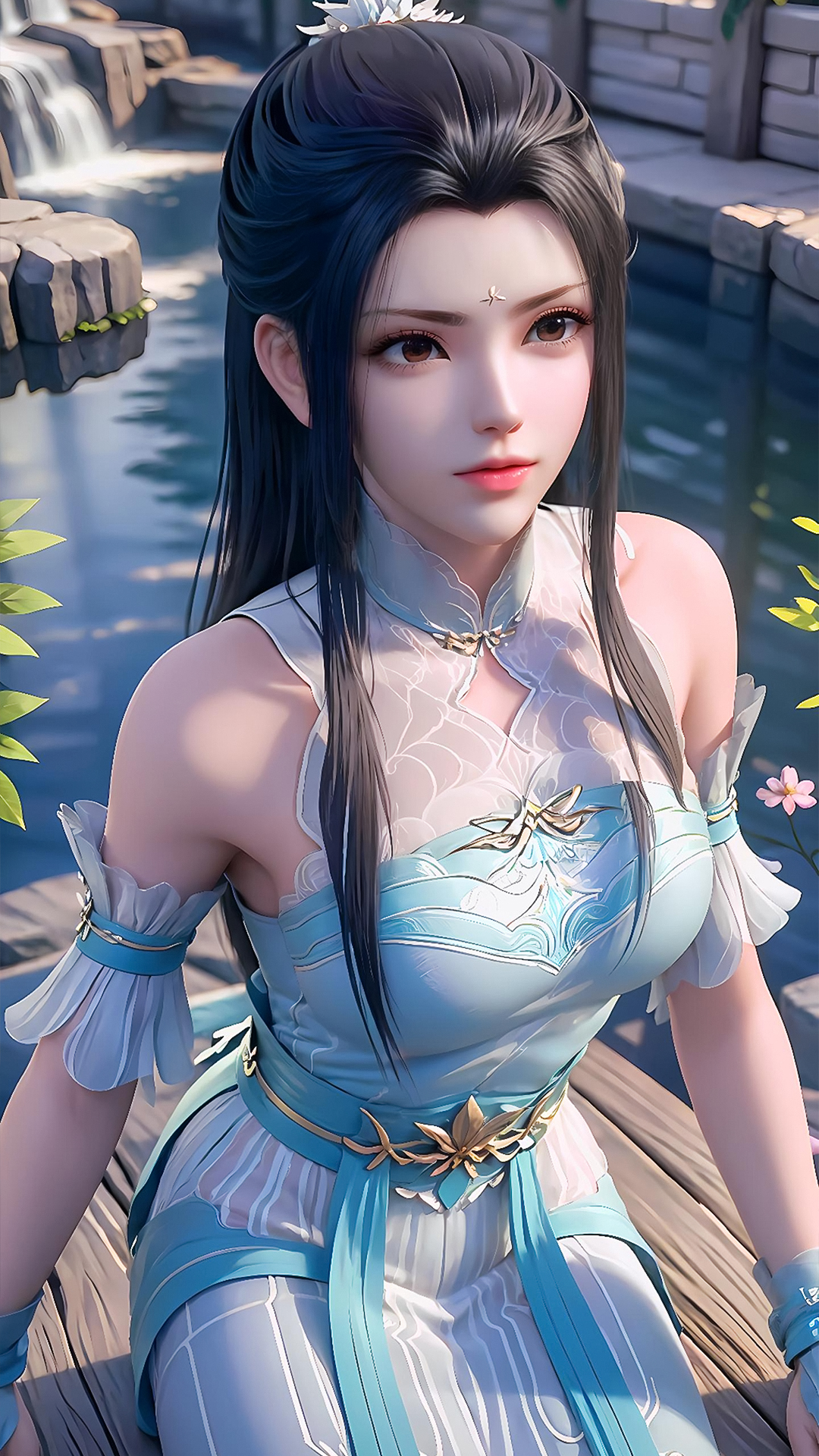 萧薰儿ai手机壁纸:萧炎的青梅竹马,古族大小姐