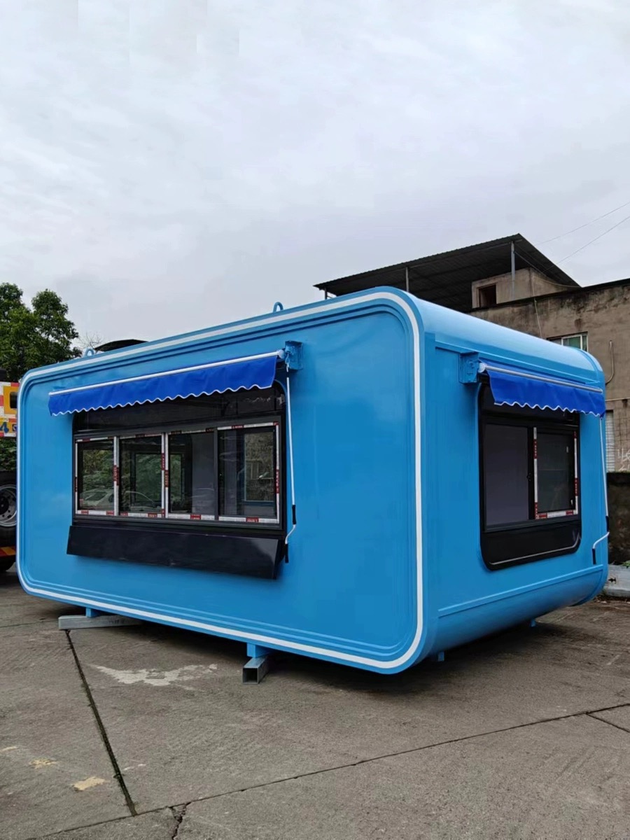 内蒙古网红集装箱店铺移动售卖亭