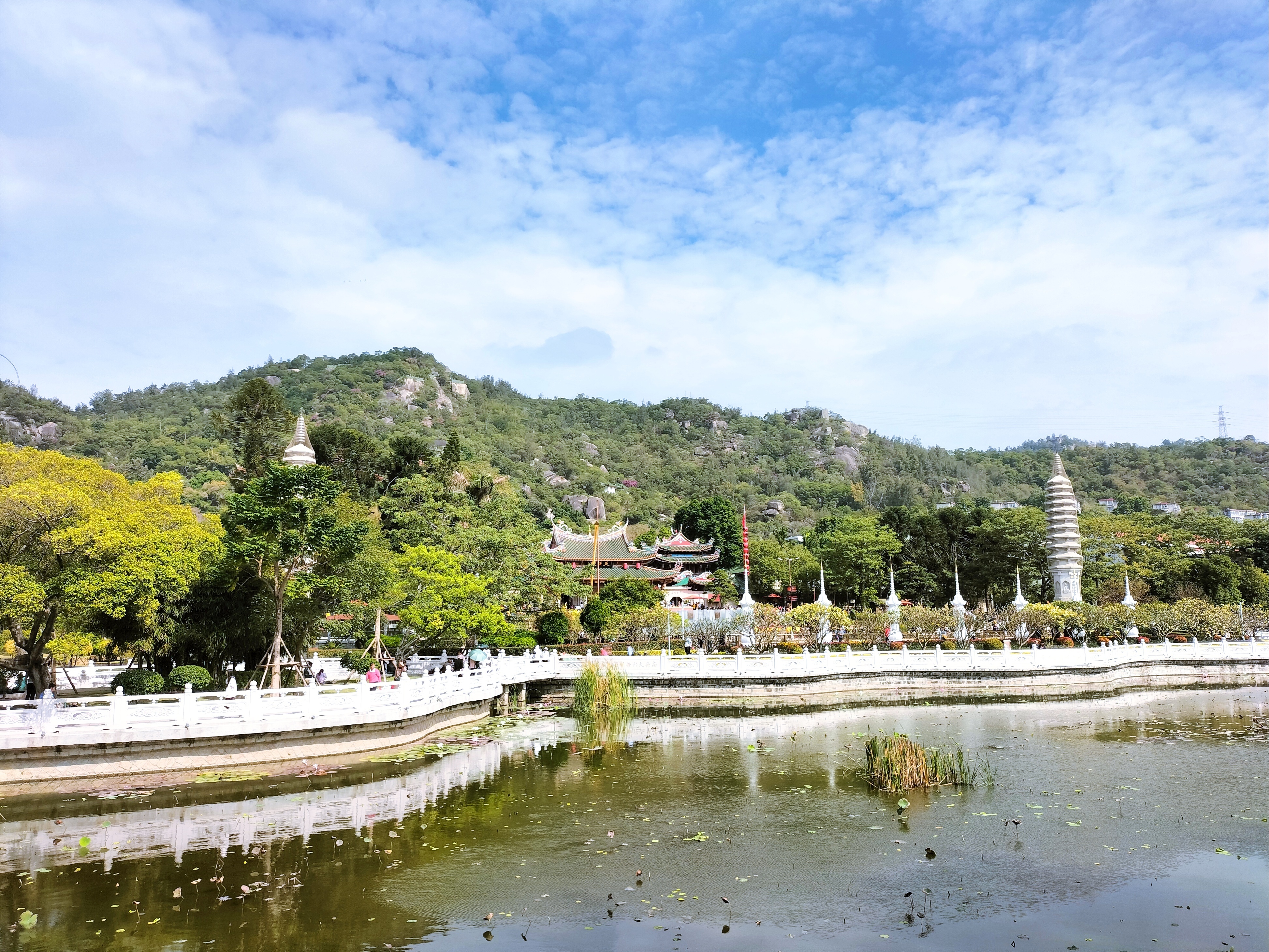 南普陀寺放生池图片