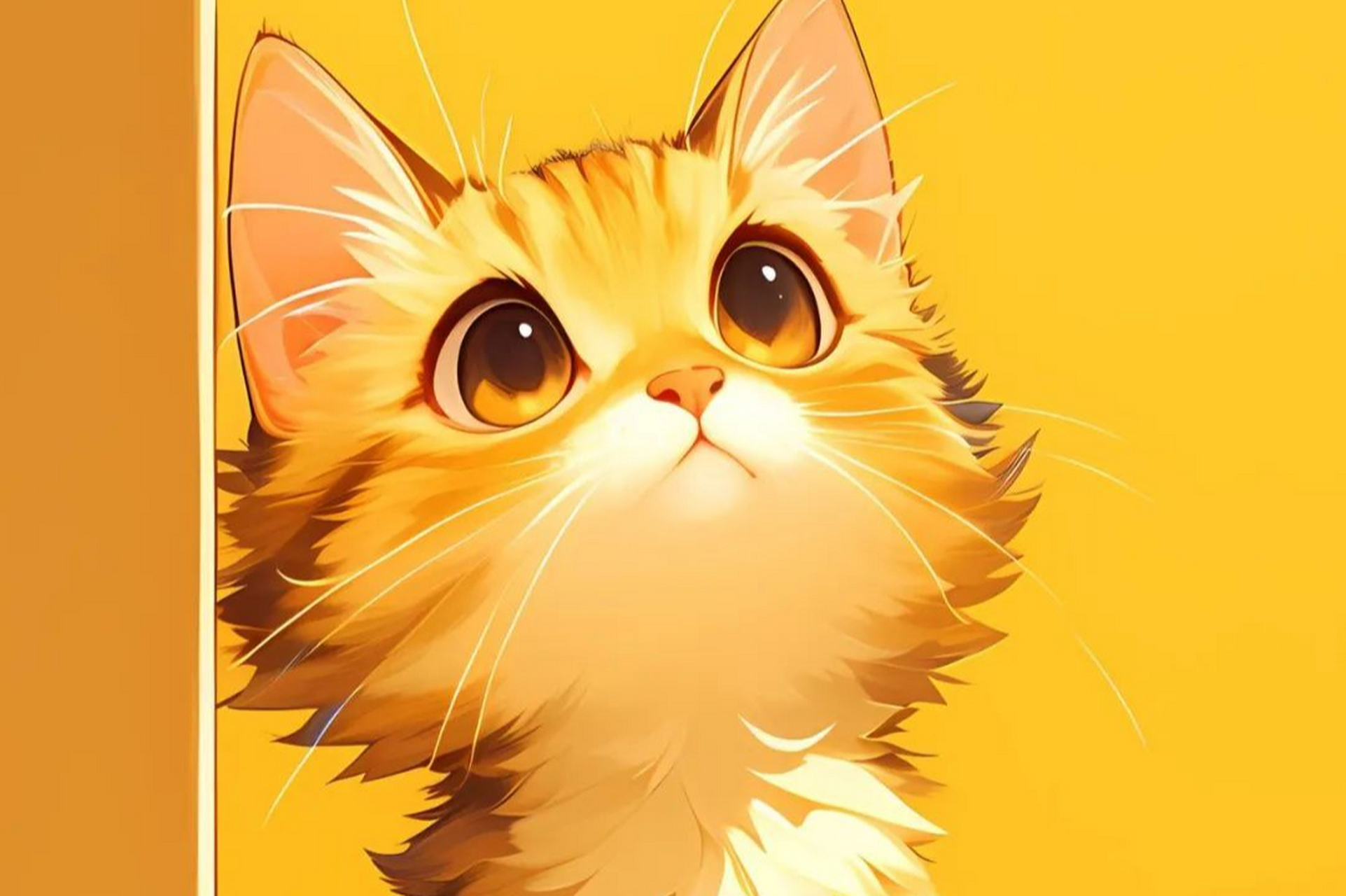 可爱卡通插画动物壁纸,色彩鲜艳,创意十足.