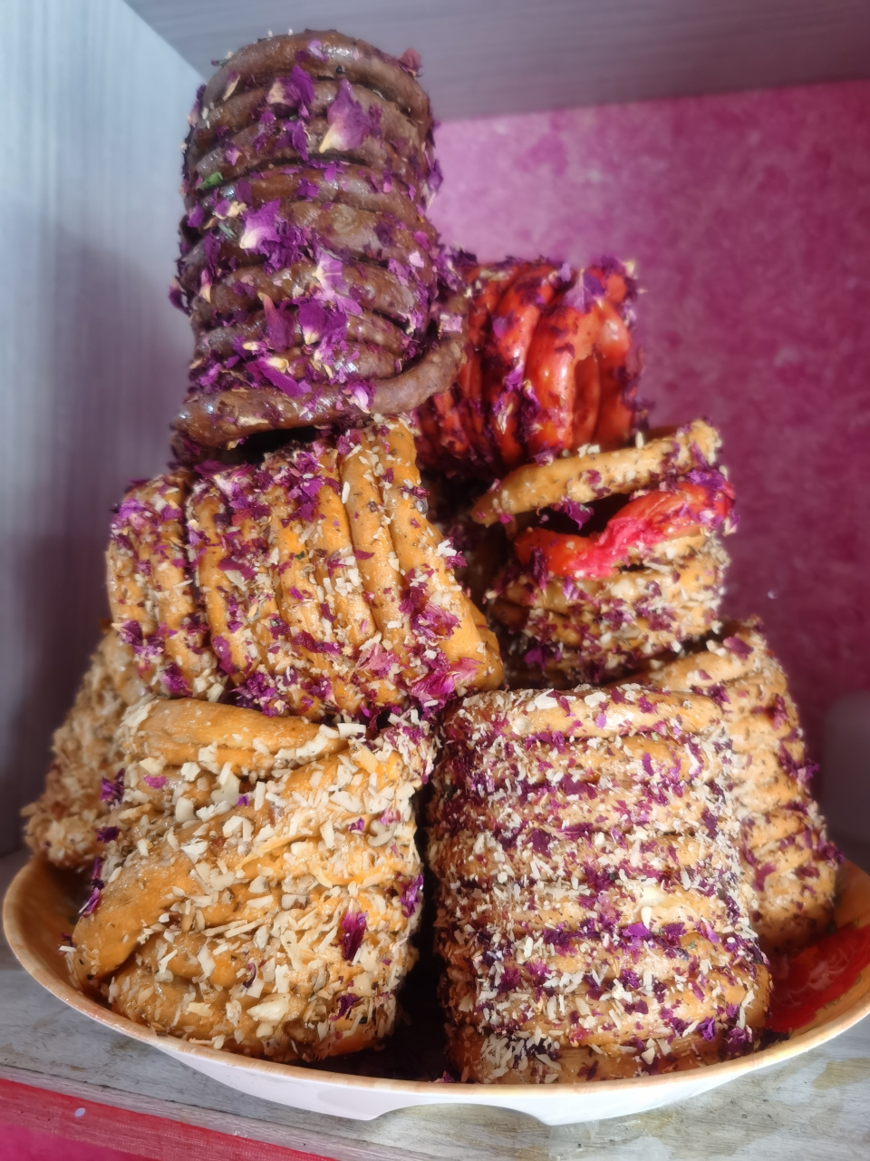 新疆巴州和静县地方特色—纯手工点心