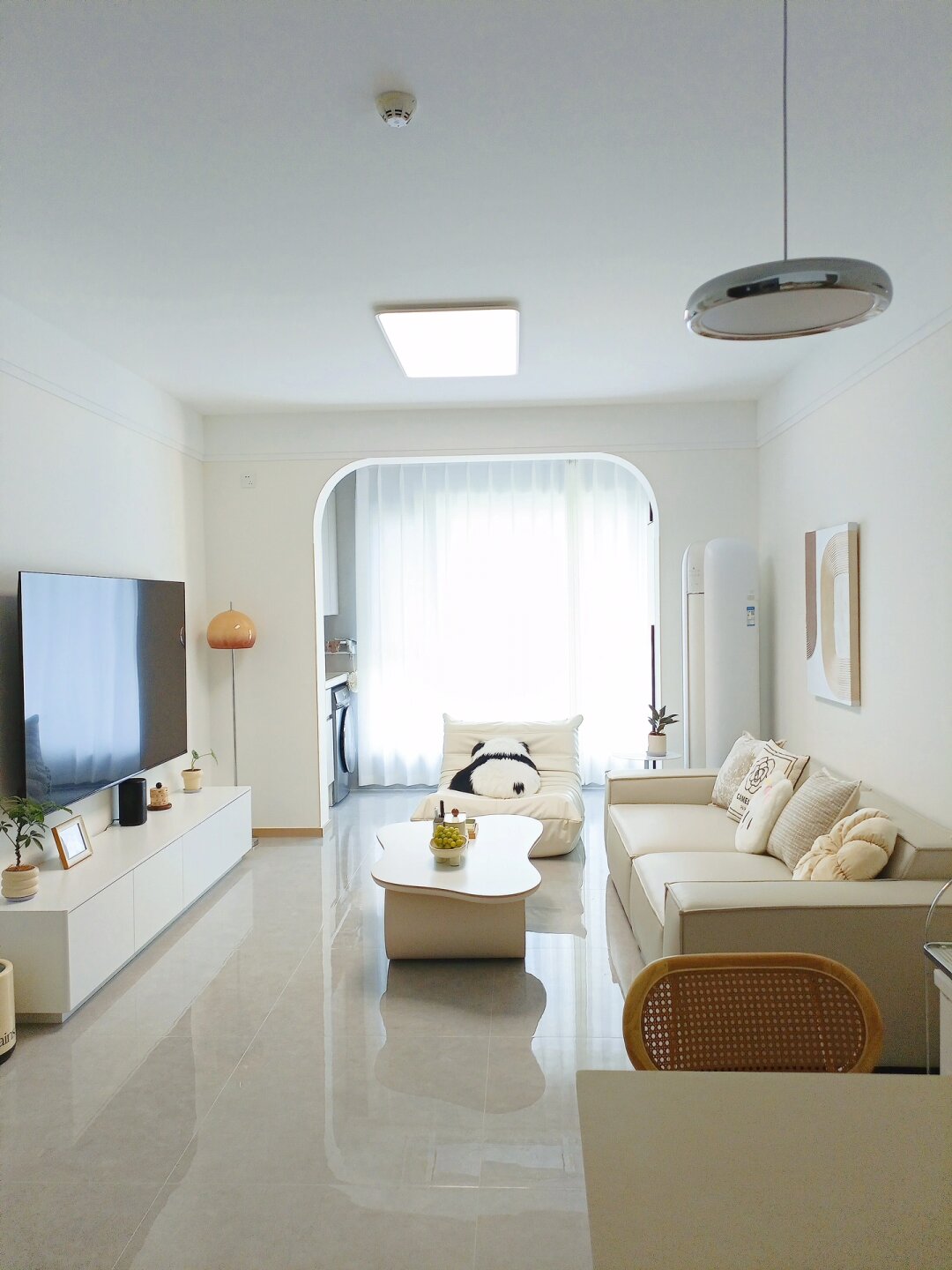 我理想中的小家 这样就很舒服啦～ 建筑面积109平 套内面积80平 开间