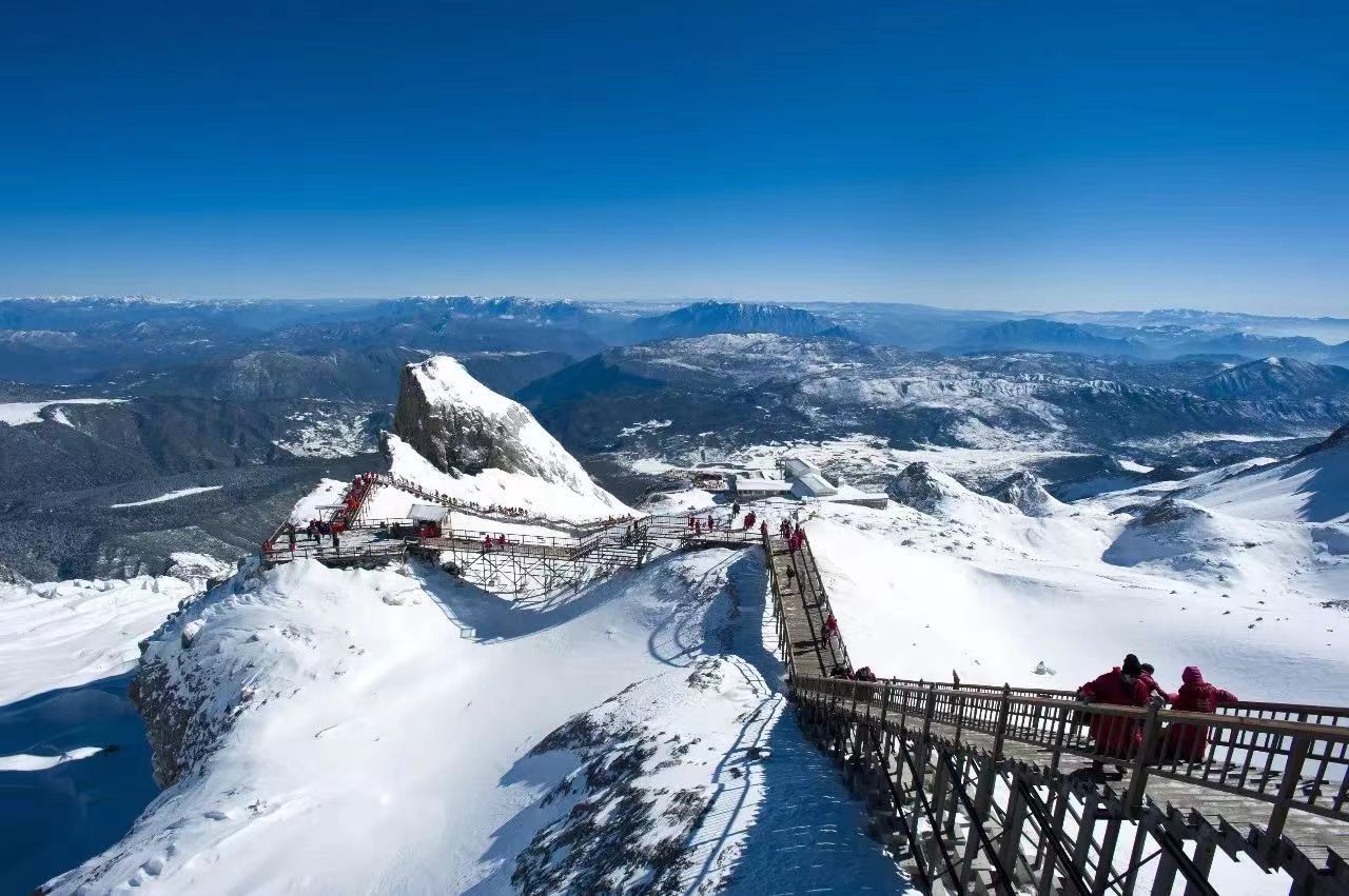 玉龙雪山照片实拍图片