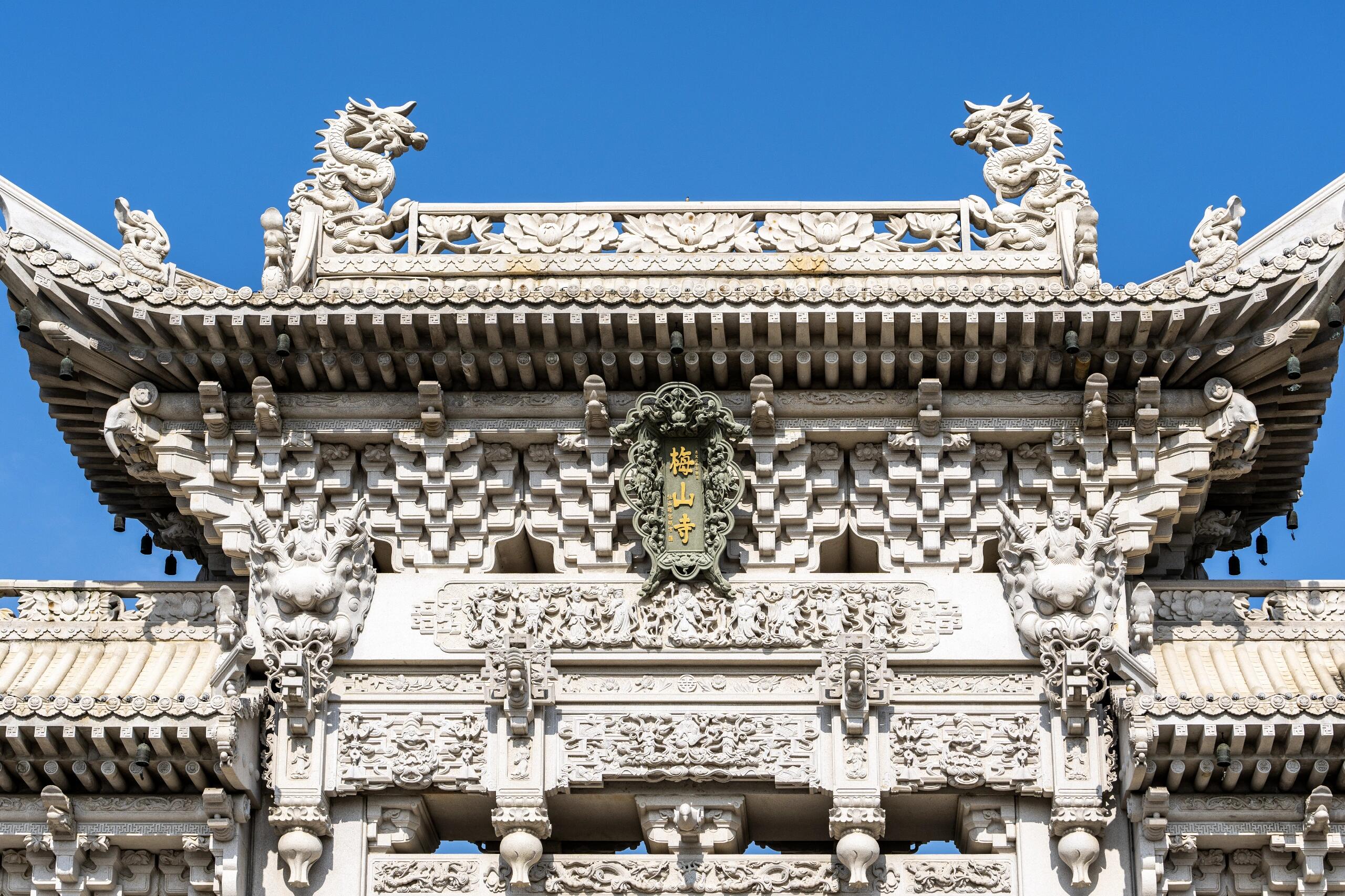 厦门市同安梅山寺,比南普陀还久远,3年耗资1千万只建一个山门