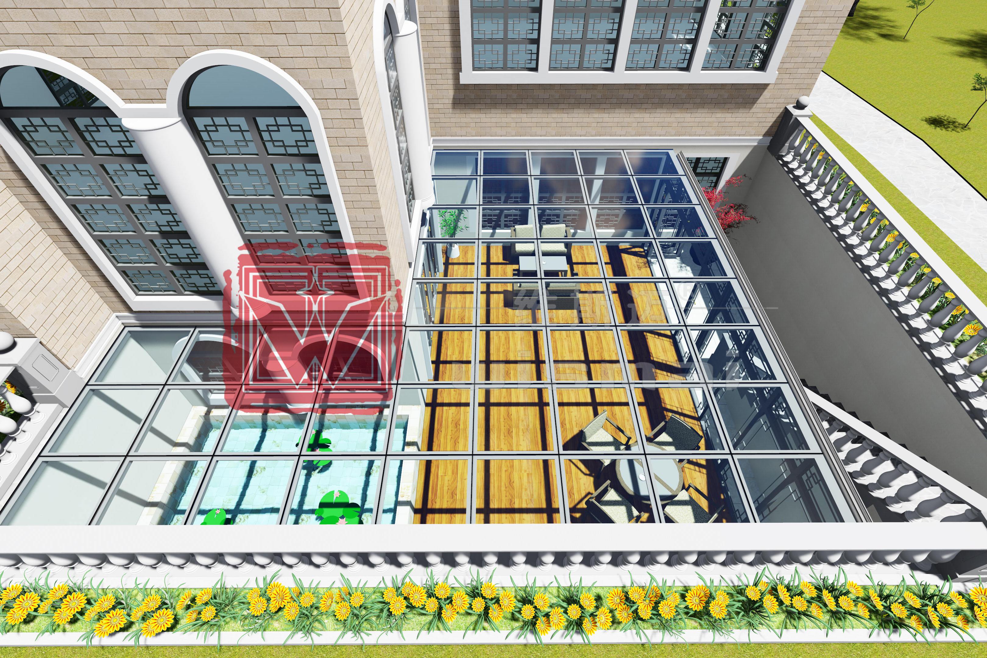 搭建天井阳光房需注意设计规划,材料选择,防水处理,保温隔热,安全和