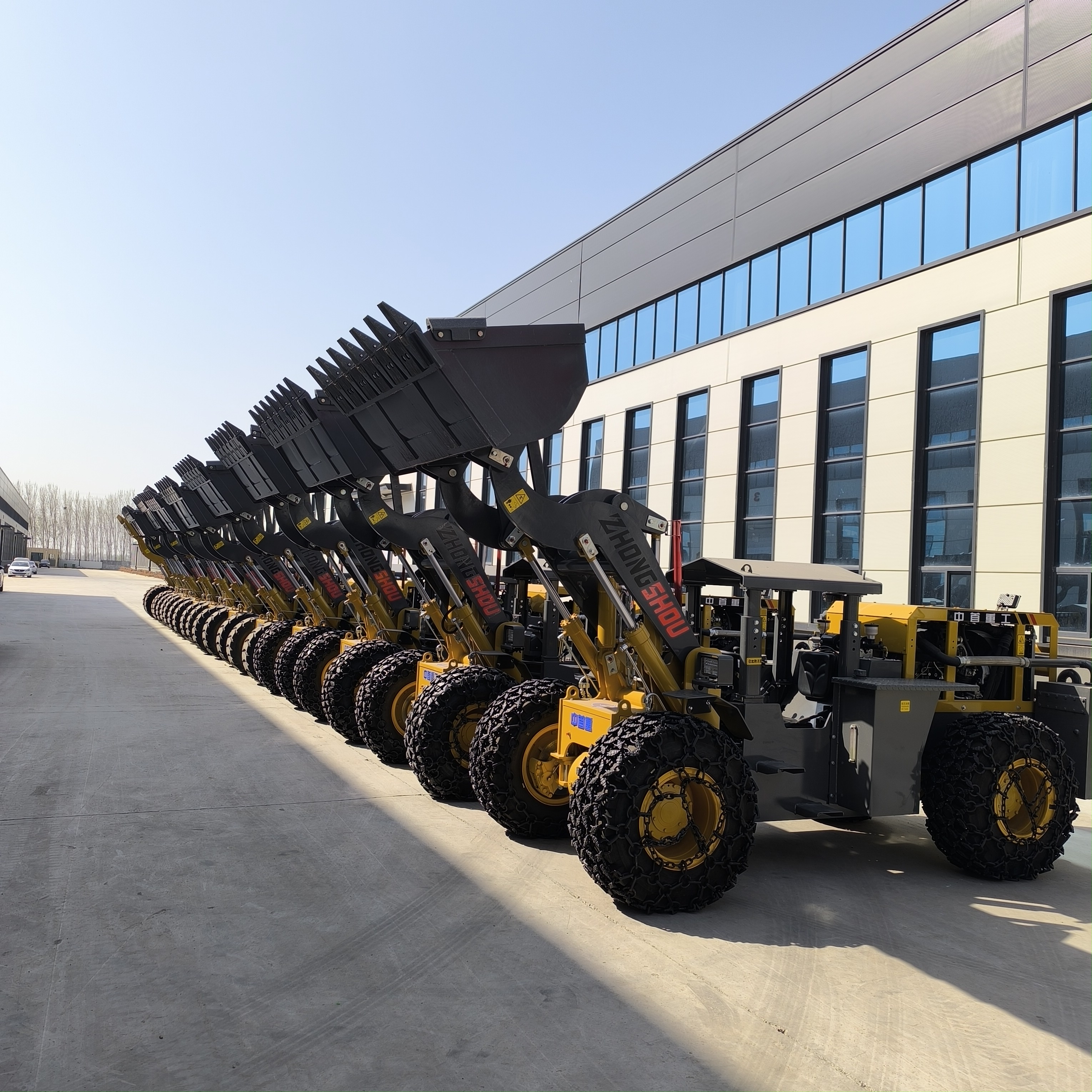 矿井专用装载机又称卧式矿用铲车