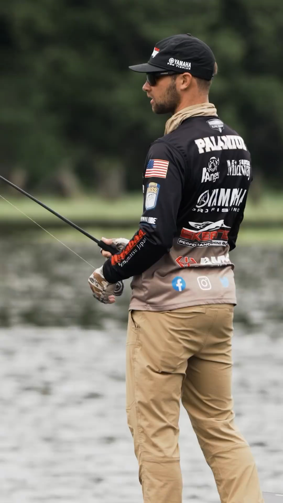 钓路亚的男人是非常帅的!