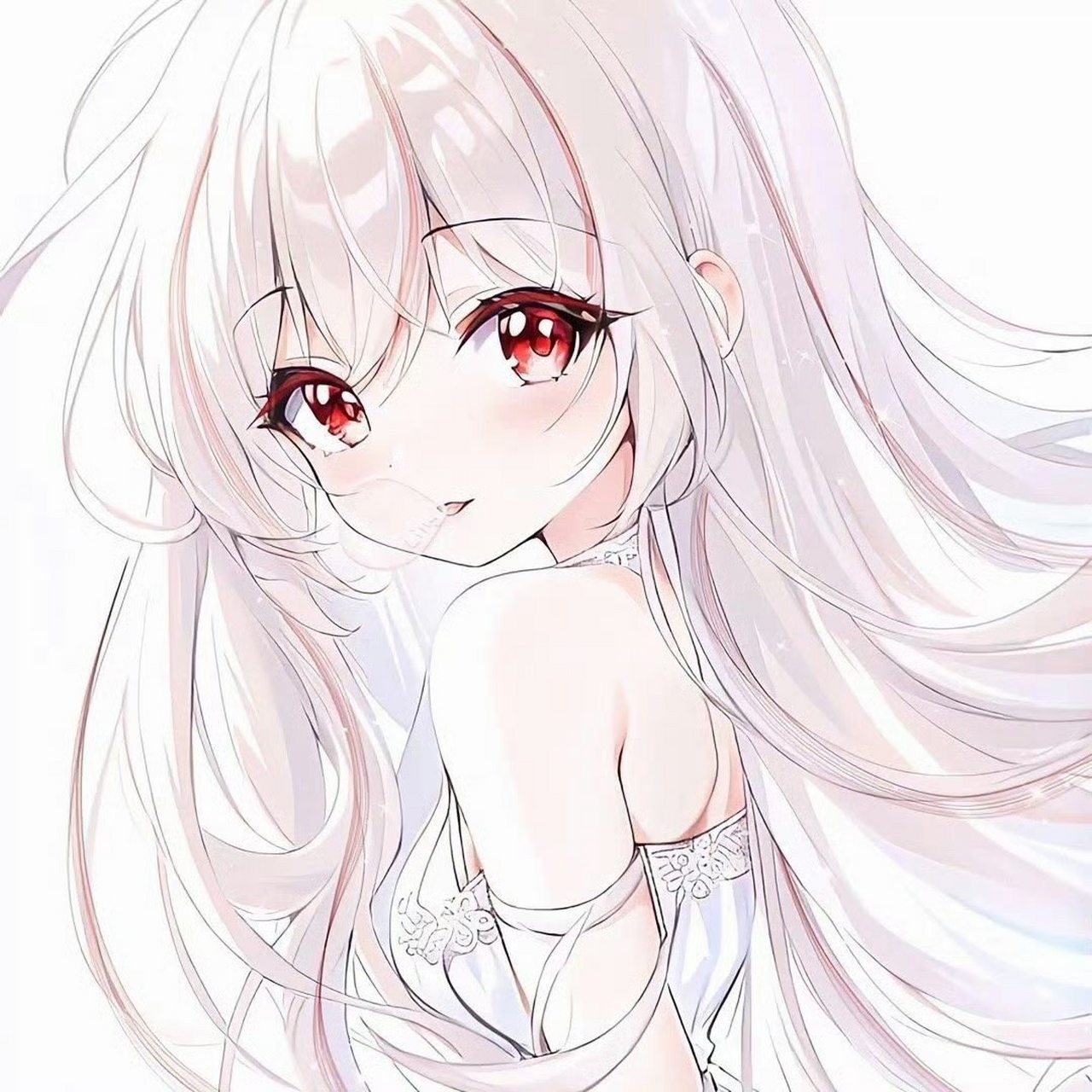 一组神情冷艳又有故事感的wechat动漫女生头像 #头像# #女生头像