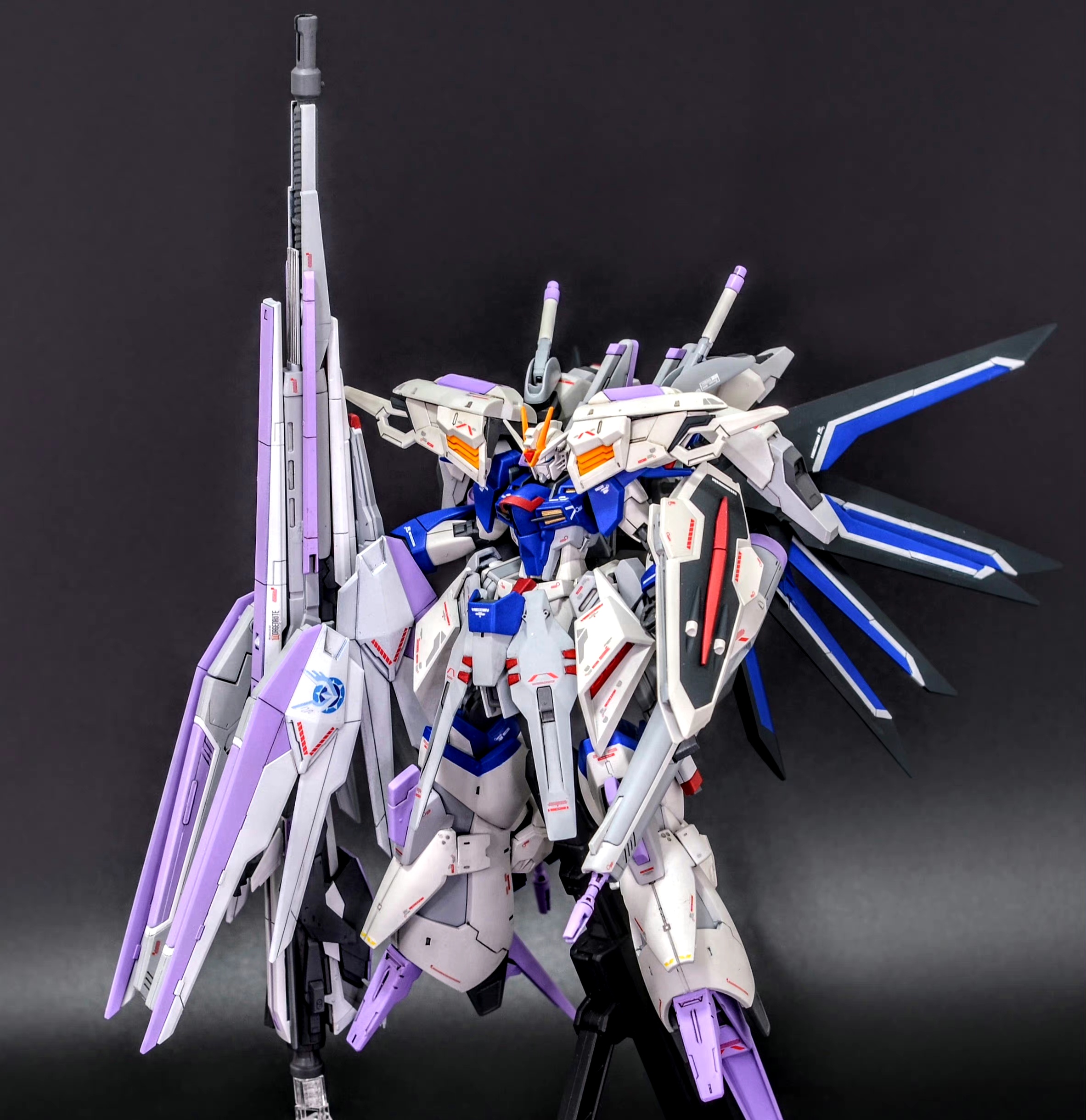 模型欣赏机动战士高达seed freedom hgce 飞升自由full blast进一步