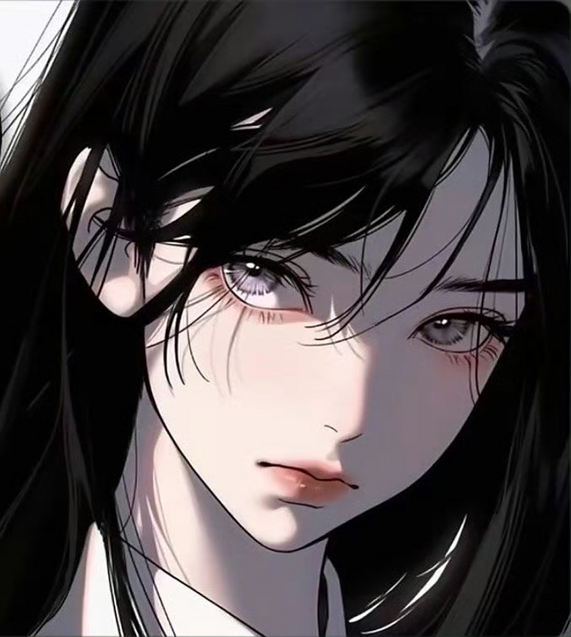 一组神情冷艳又有故事感的wechat动漫女生头像 #头像# #女生头像