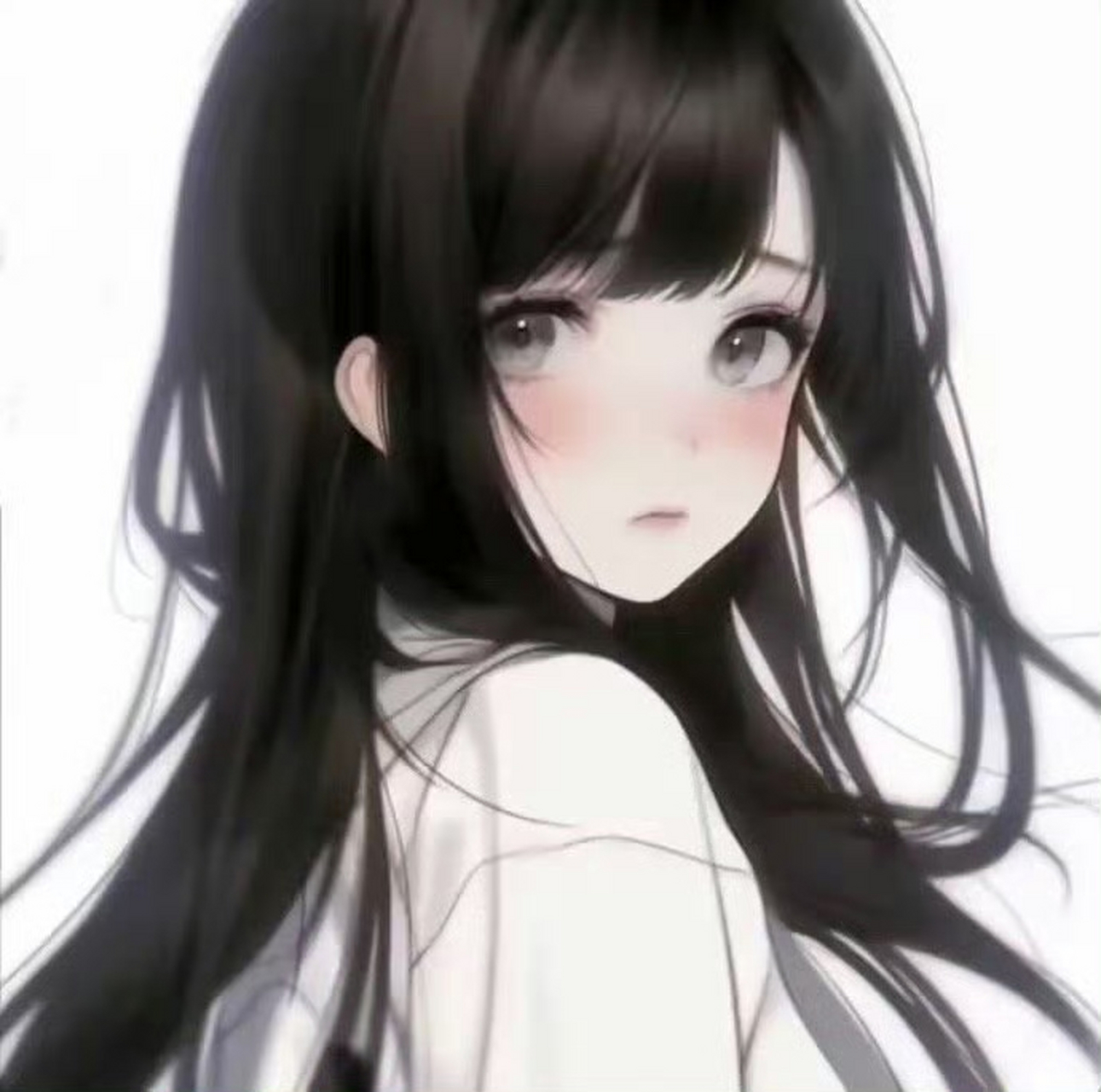 一组神情冷艳又有故事感的wechat动漫女生头像 #头像# #女生头像