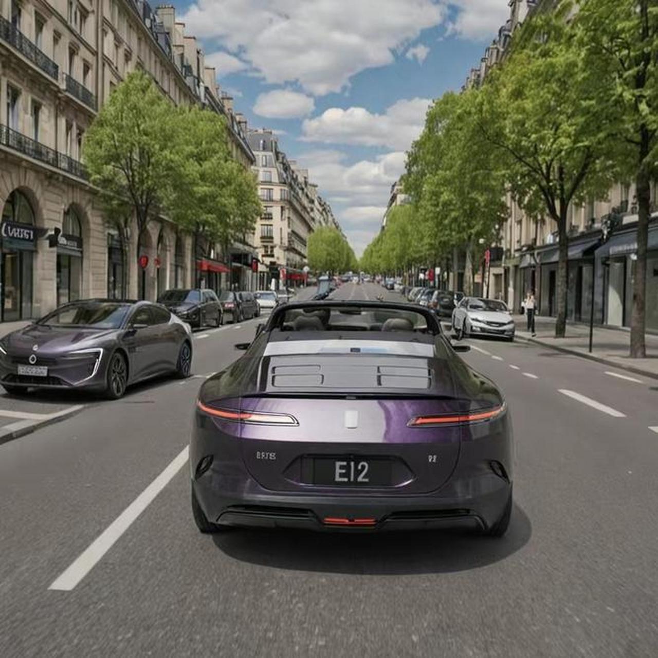 长安推敞篷跑车e12?颜值爆表了,爆表了!