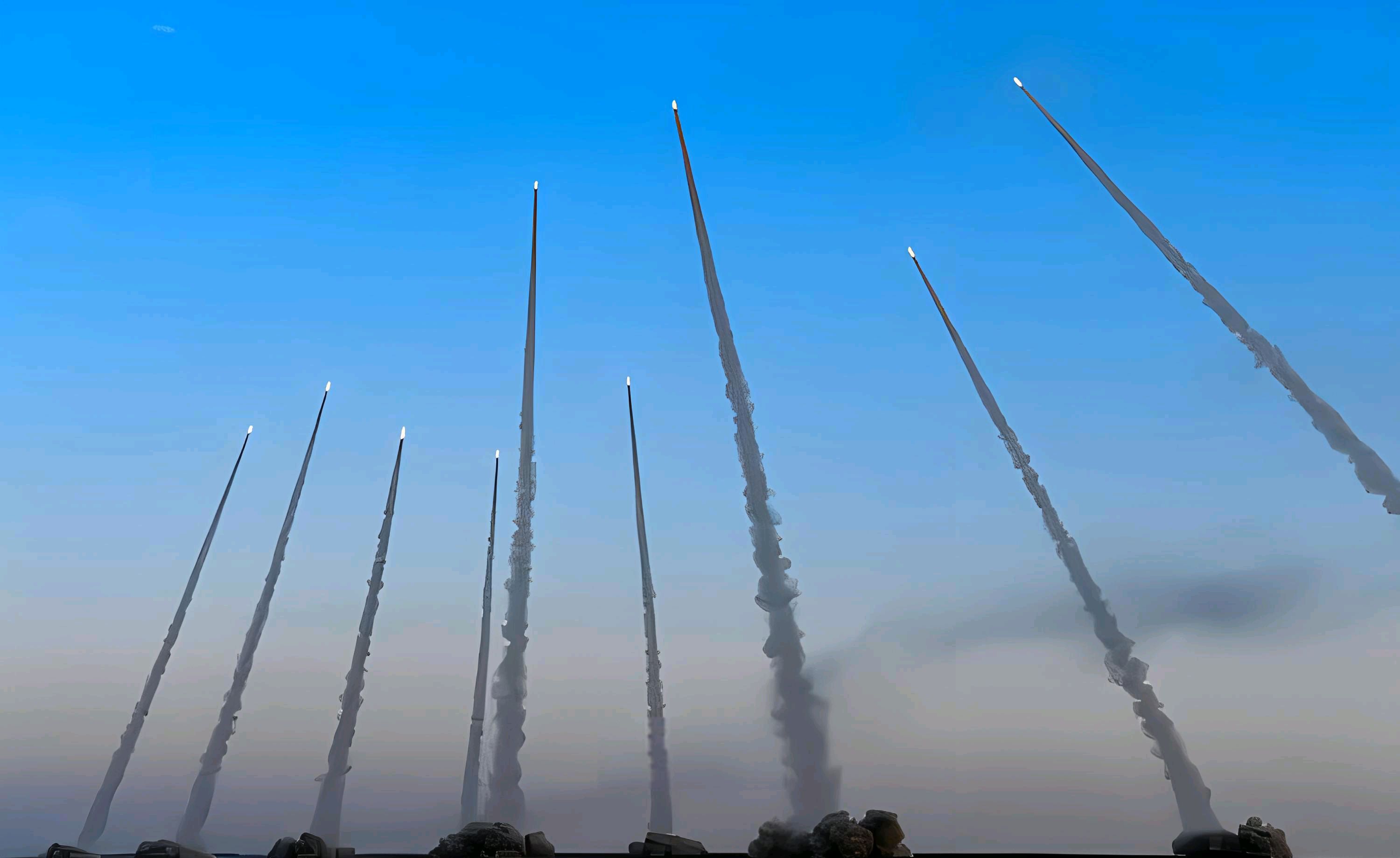 现代战争一角:群射火箭