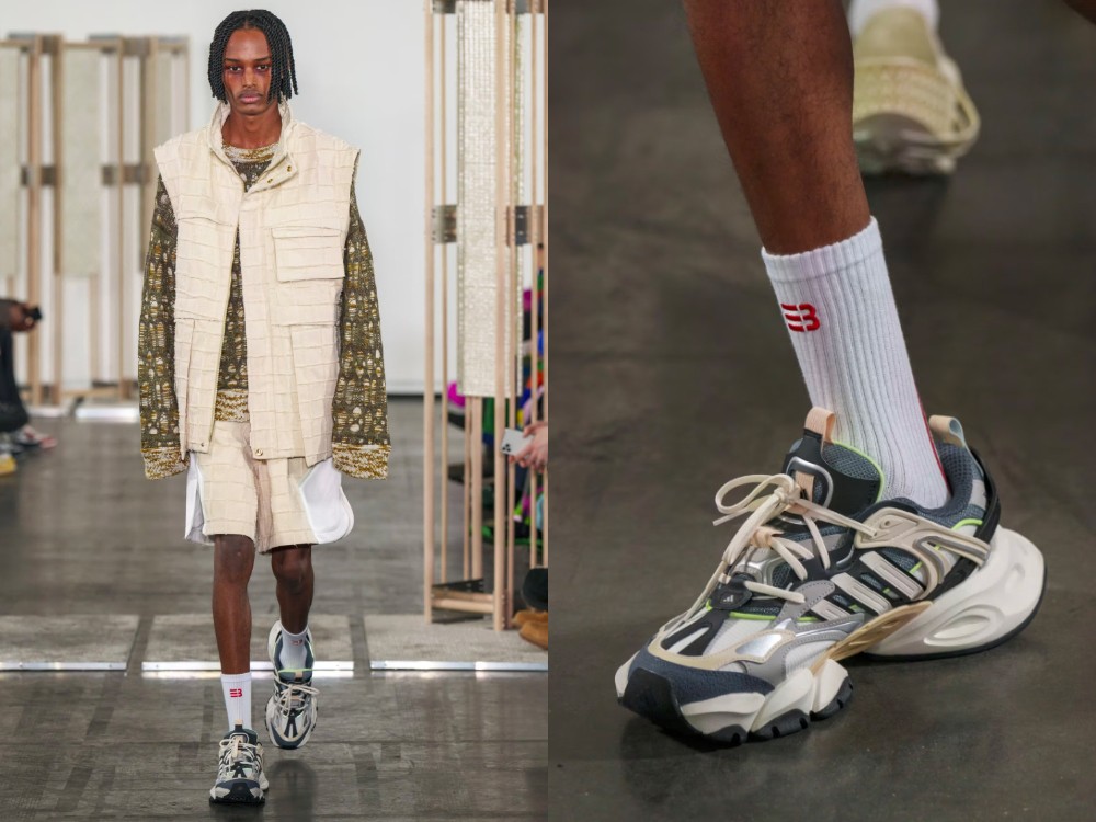 今年年初 adidas sportswear xlg runner「轻机甲鞋-赛博」系列鞋款