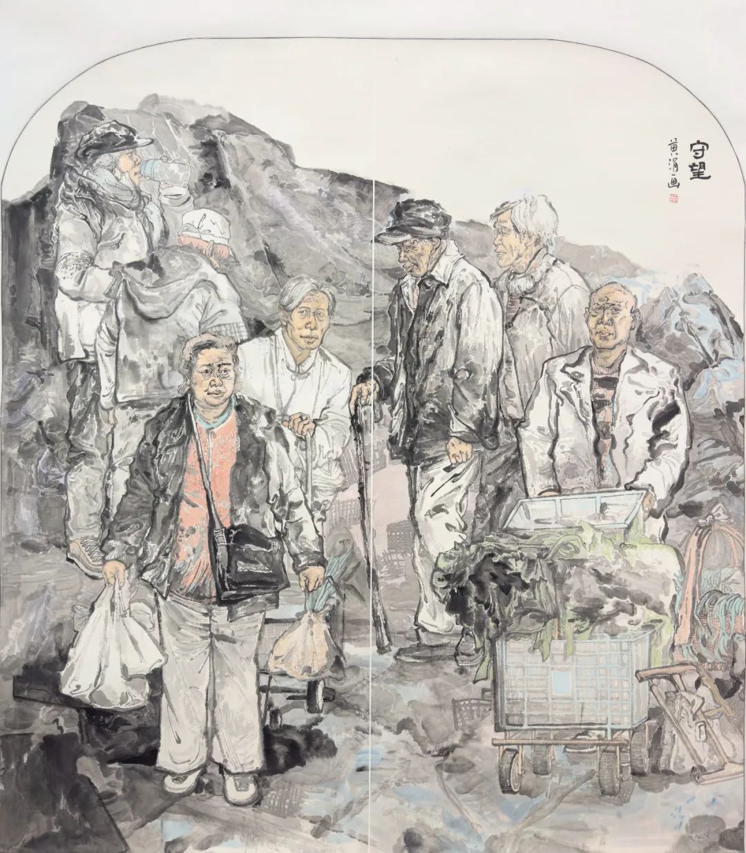 汲源新境黄涓当代水墨画作品展在福建师大美术馆开幕