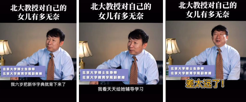 北大教授丁延庆对待学渣女儿态度就是不报辅导班,接受孩子的平庸