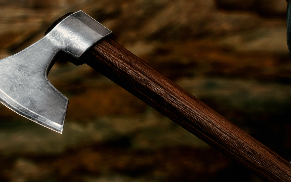 欧洲古代维京人残忍的力量型武器——战斧!是所有士兵的噩梦