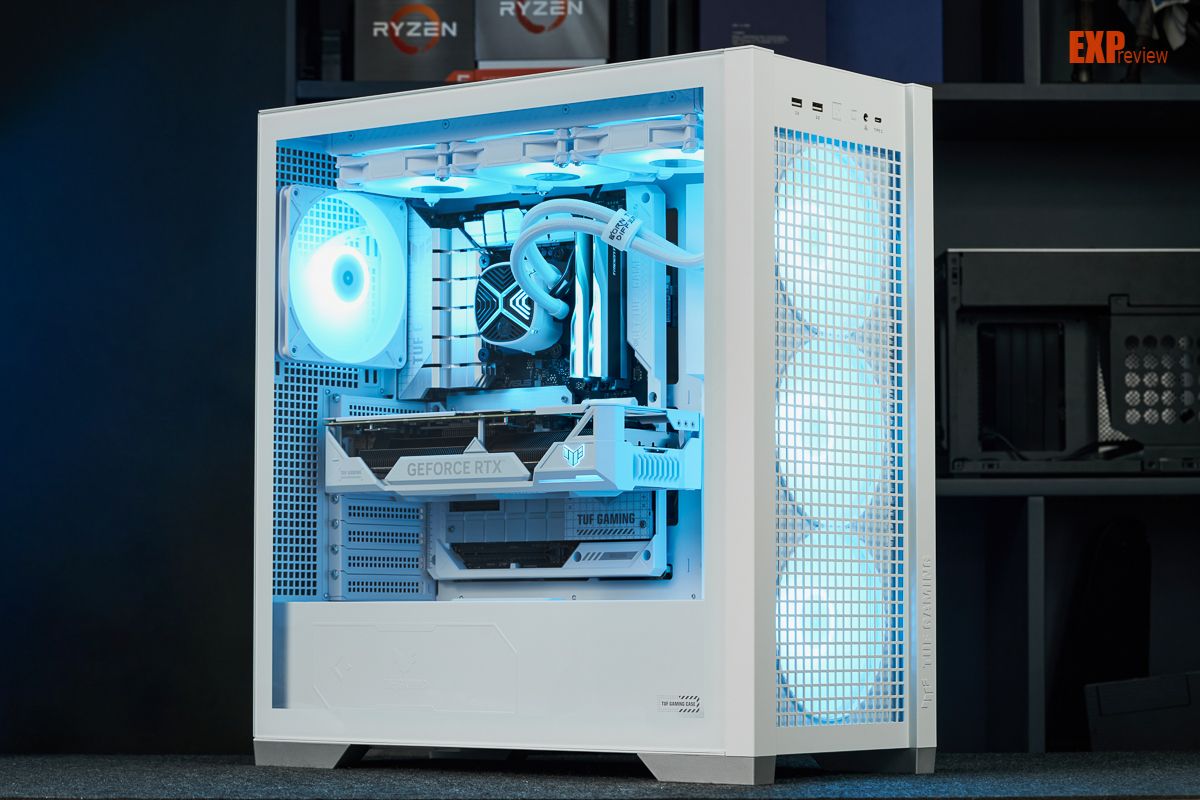 华硕tuf gaming gt302 argb装备库机箱评测:满载散热与灯光