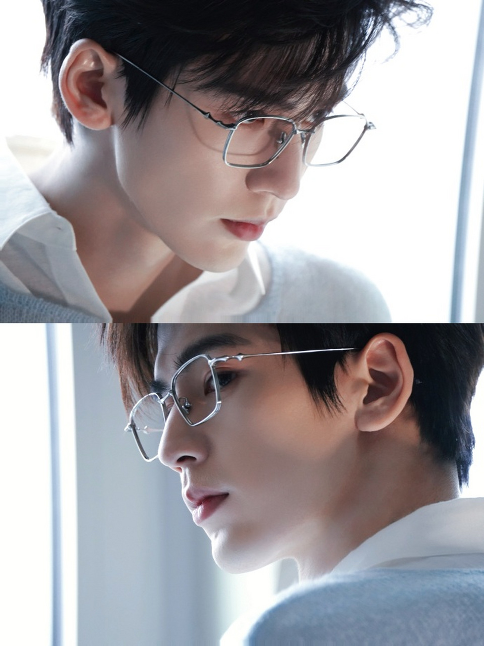 张凌赫# 帅哥出没!好爱戴眼镜的感觉啊. 在线祈祷一个演反派.