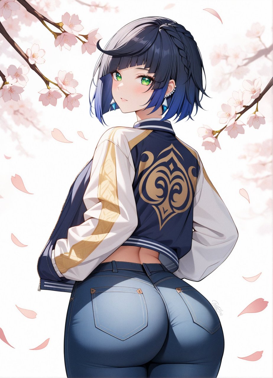 原神  兰姐的翘臀 插画作者:reiko #初春美食带货季