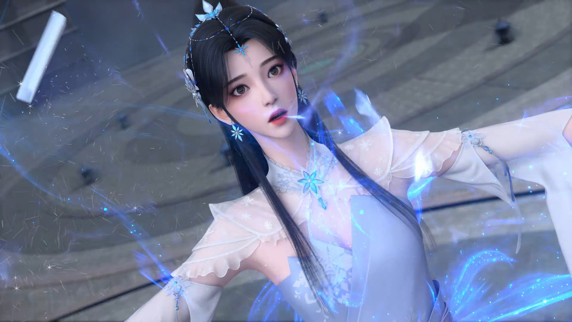 夏倾月:冰云领域. || 逆天邪神 30