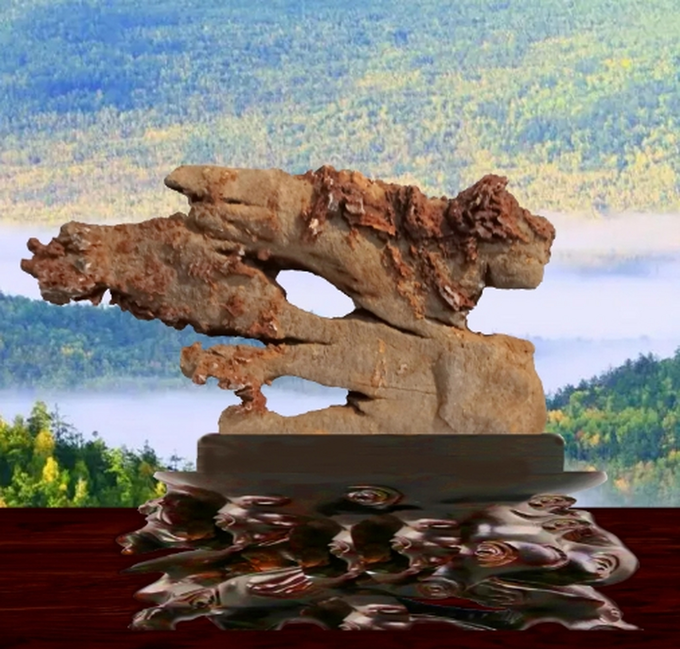 点击头像看直播# #奇石摆件#太行千层石以石家庄地区行唐县团山村所