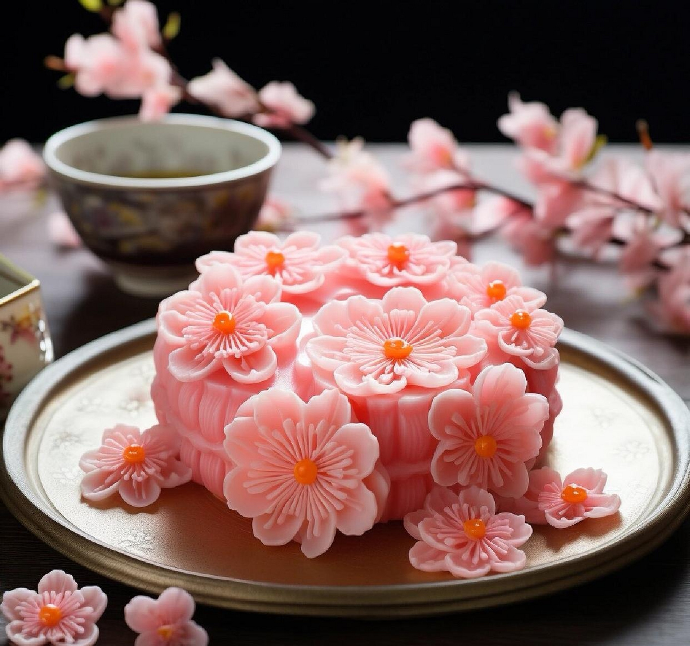 无意之间看到的,这些面点好精致啊,好漂亮,是个技术活,不知道多贵,买