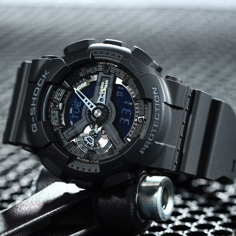 挑战黑夜,征服极限,黑武士——卡西欧g-shock ga-110-1bdr!