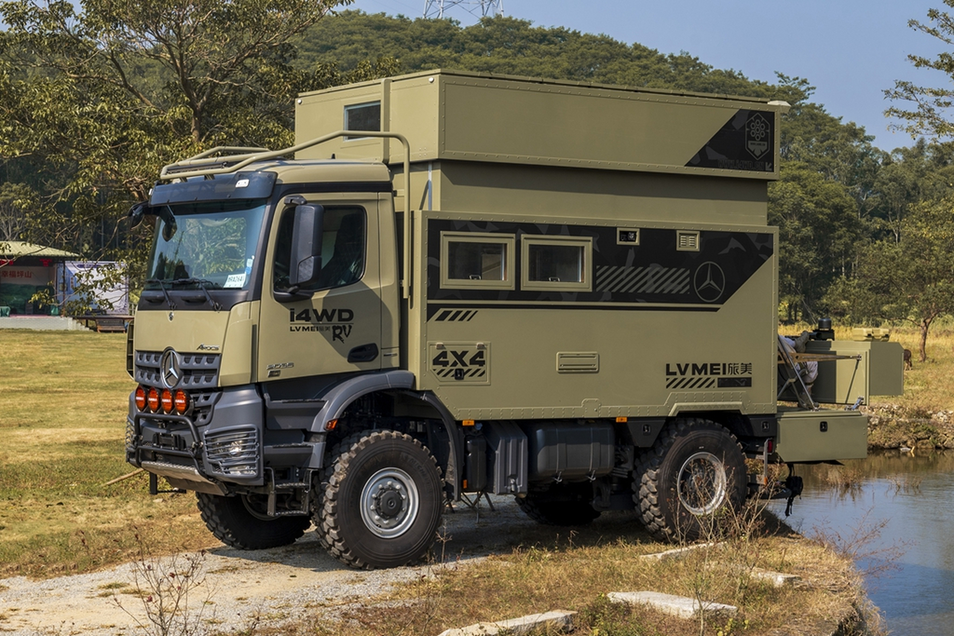 旅美慧驭奔驰阿洛斯20364x房车震撼来袭00,豪华与舒适并存,越野与