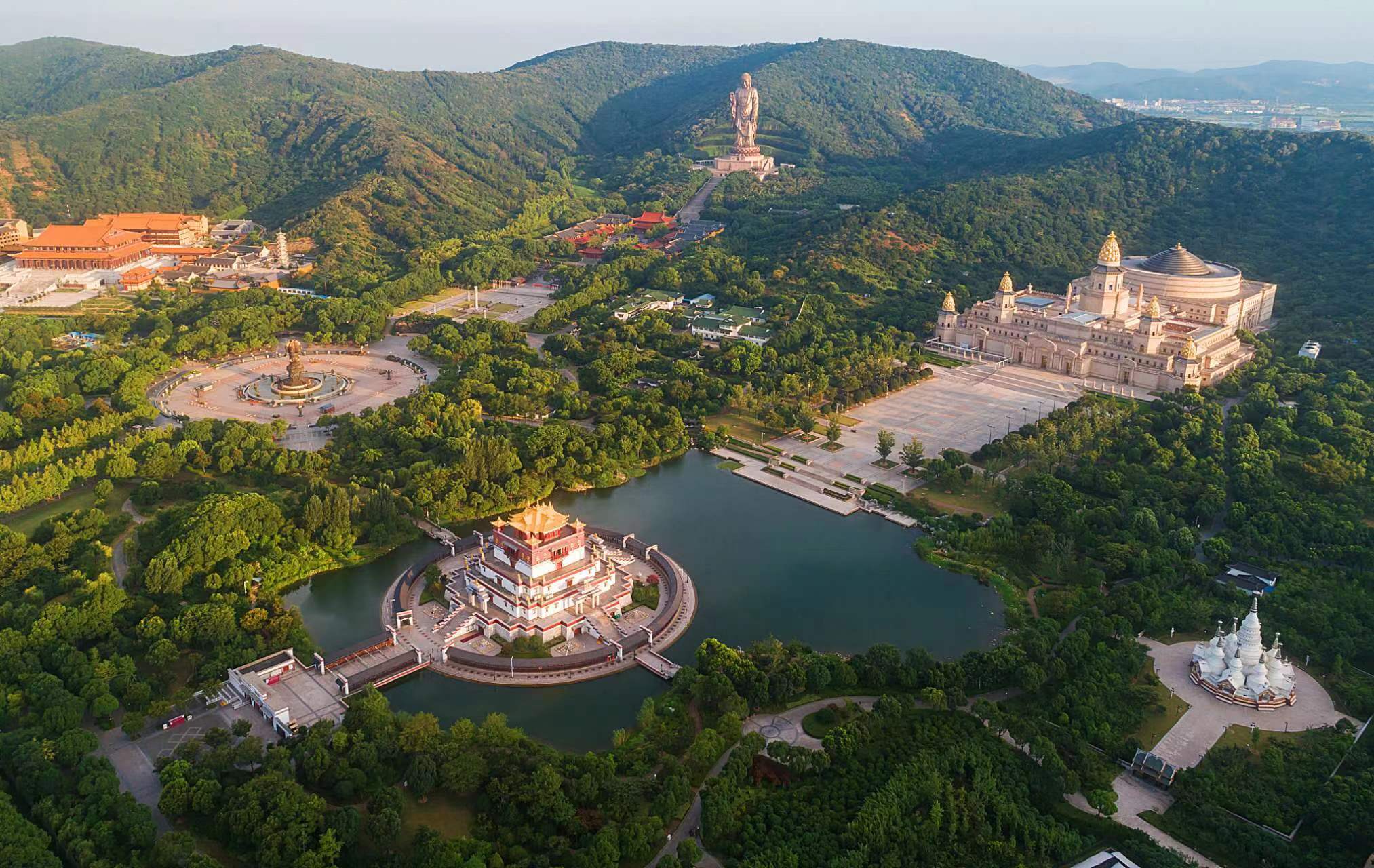 无锡灵山大佛全景图图片