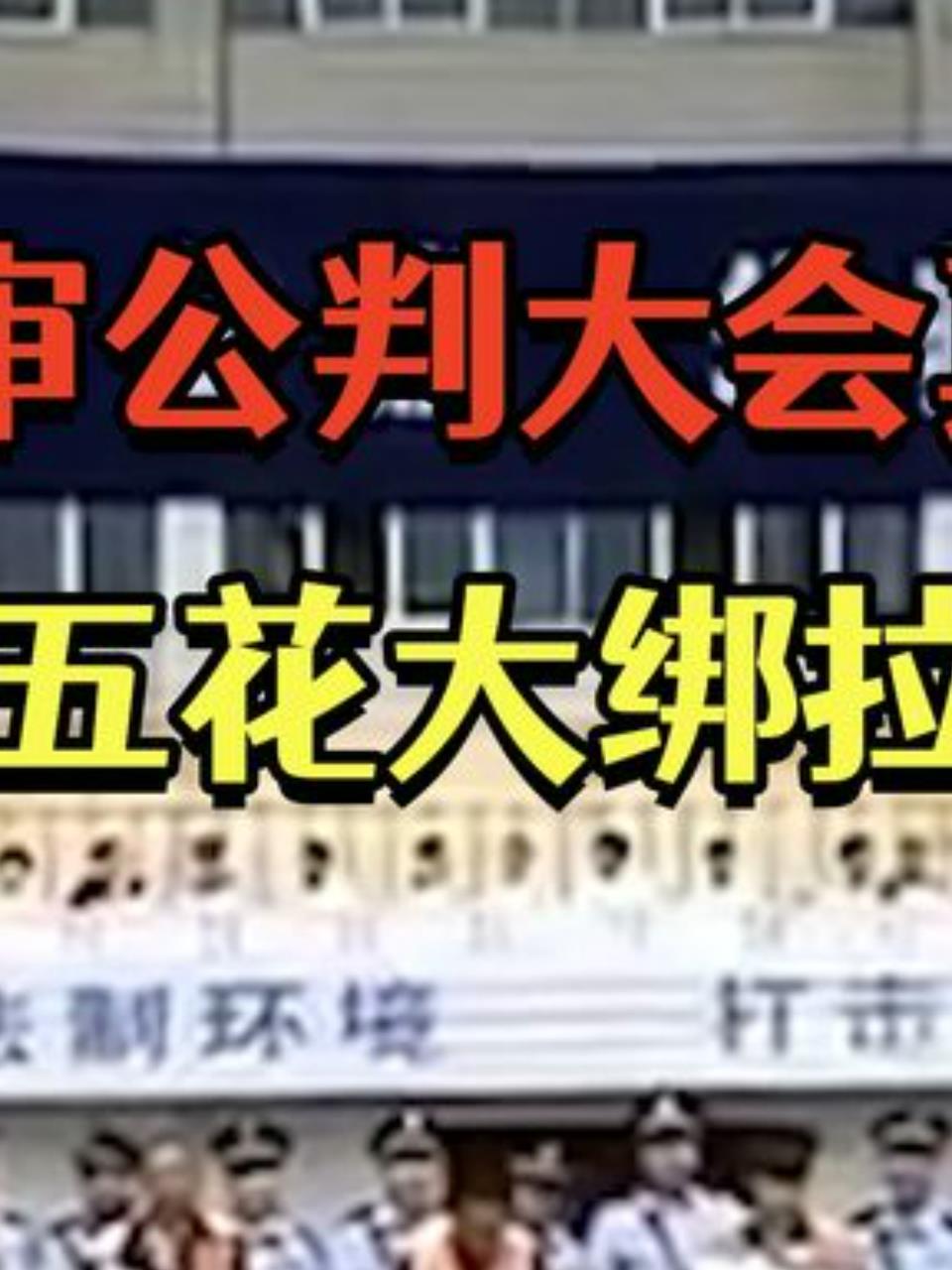 陕西韩城百人公审公判大会,震慑罪犯的最有效手段?2-度小视
