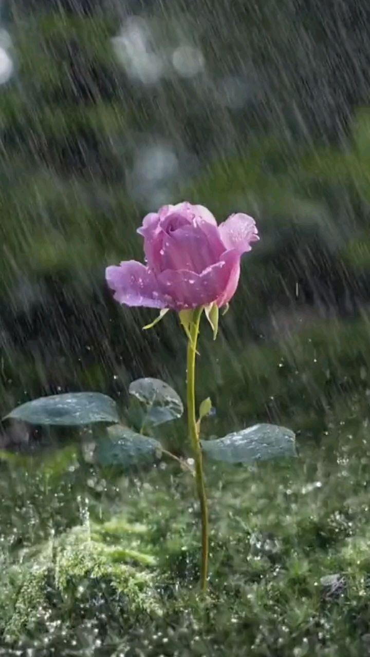 各种雨中花的图片图片