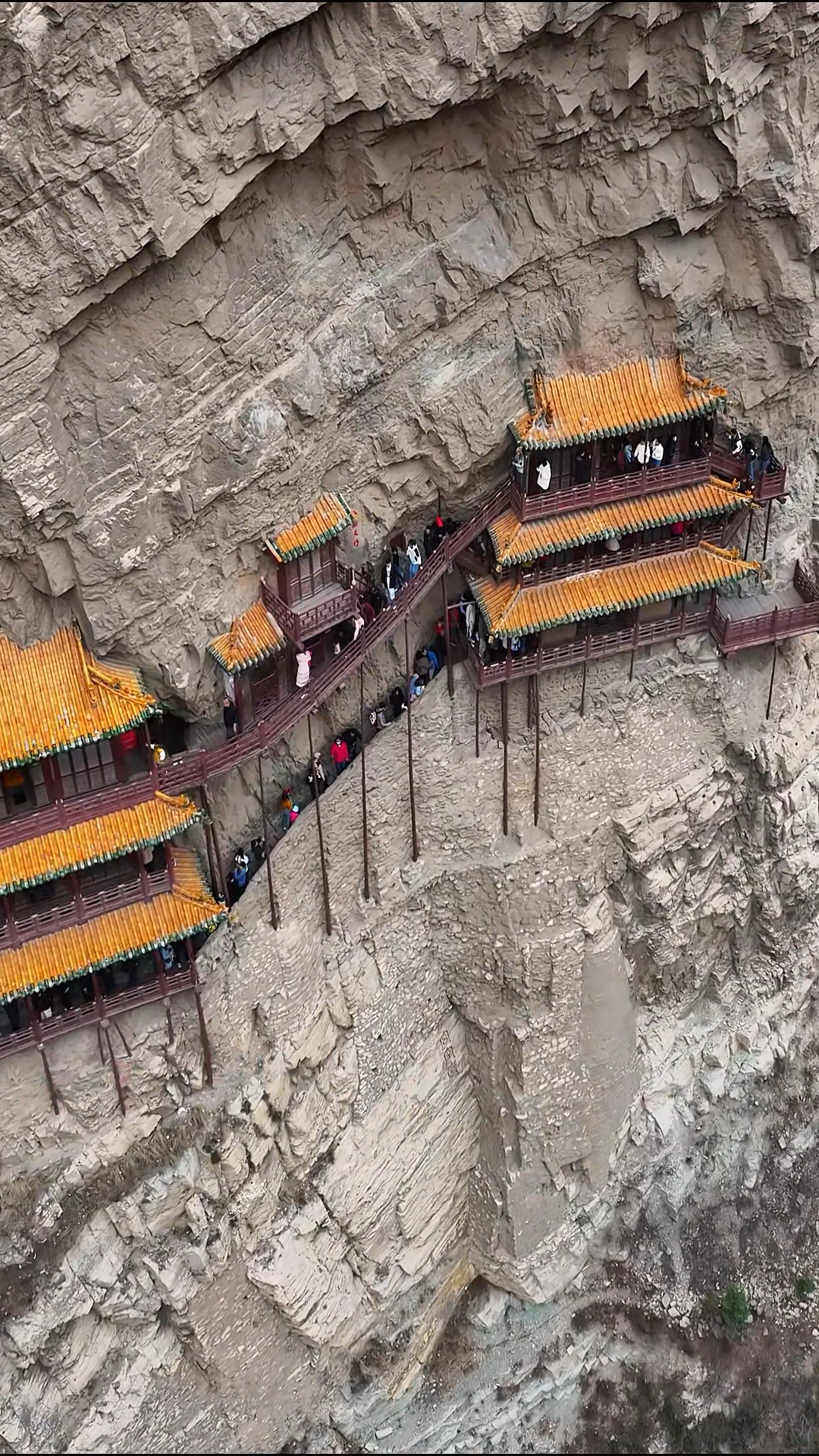 山西大同悬空寺,始建于公元491年,历经千年风雨仍屹立不倒!