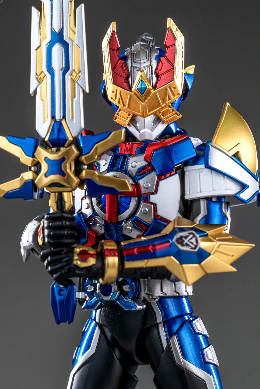 模型欣赏:异次元重工 形刻 铠甲勇士 战神刑天 自定义配色,改动了盔甲