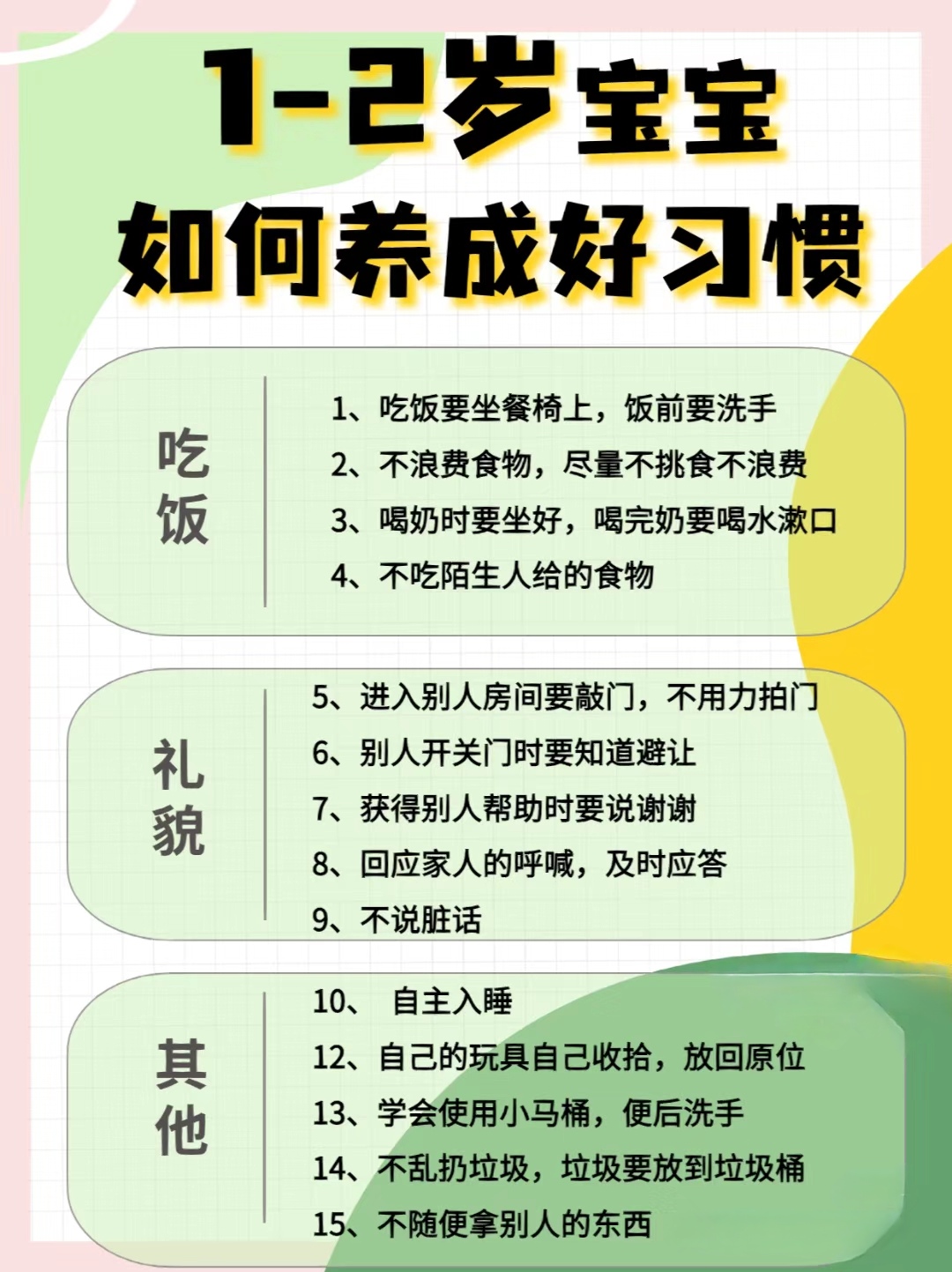 最基础 的 家长怎么培养孩子好习惯 1,建立日常惯例 小孩子最好的学习