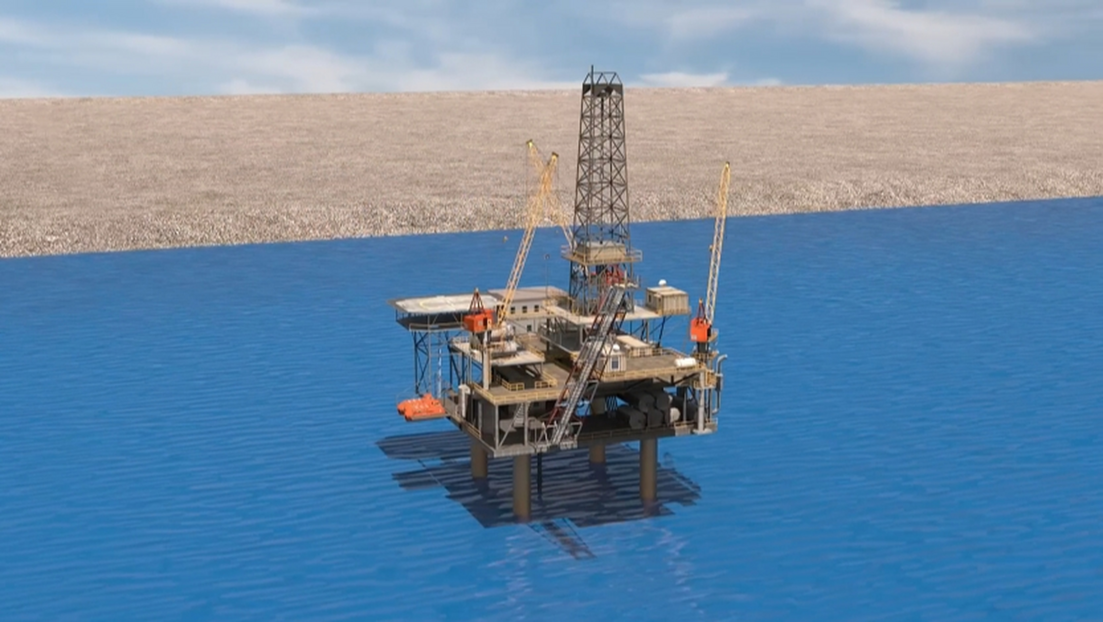 [原文:海上石油钻井平台