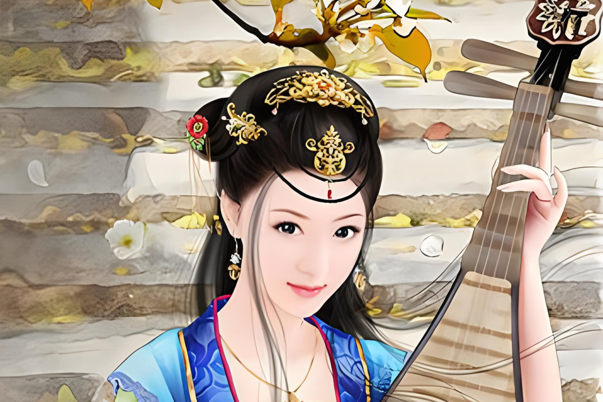 秦观的《南乡子·妙手写徽真》以精细艺术手法描绘崔徽画像,词中融入