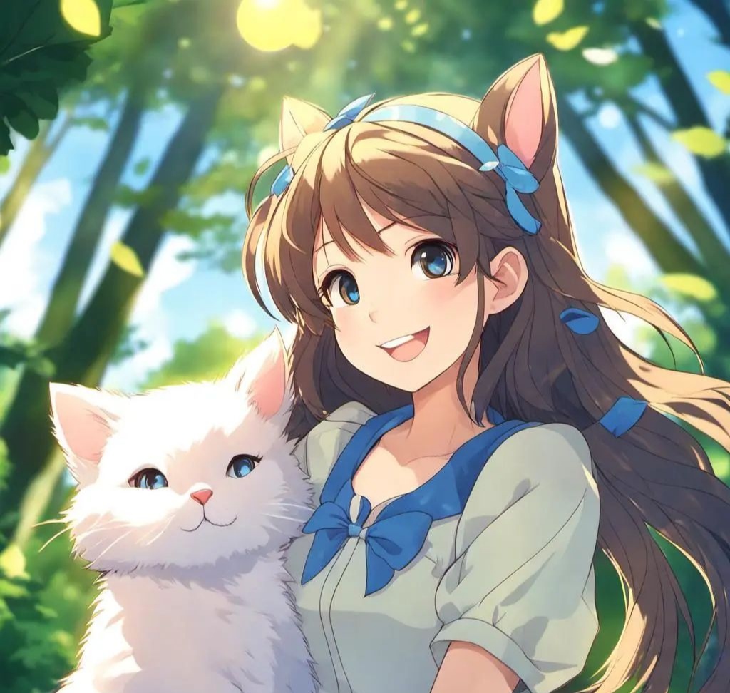 二次元猫耳娘头像